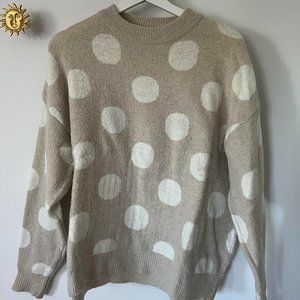Suzy Shier Beige Sweater